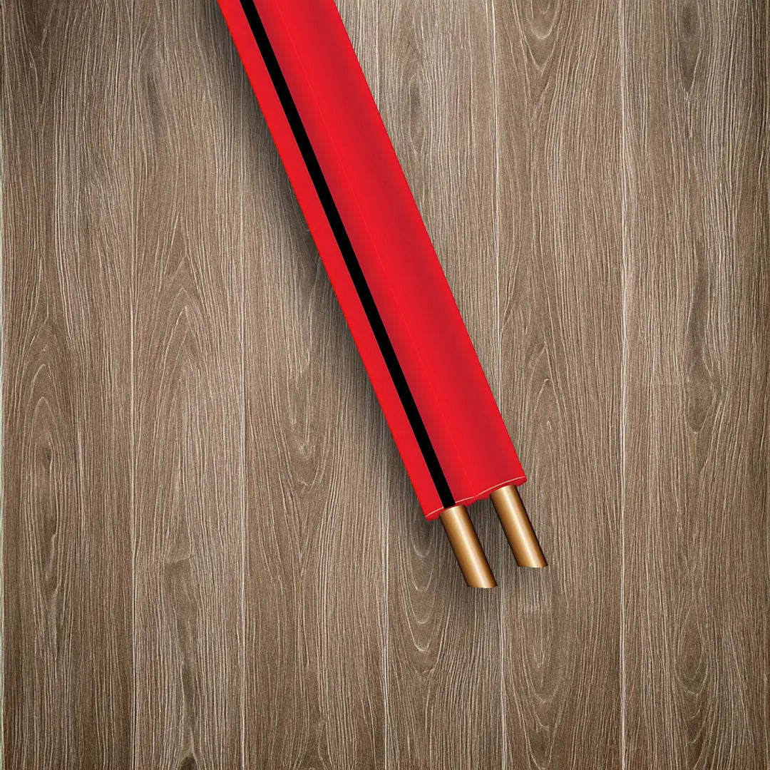 OEX ACX0804L | 4mm 100m Roll Automotive Cable | Twin CoreFigure 8 Red With Black Trace