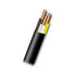 OEX ACX0812 3mm 3 Core Automotive Cable Brown/White/Yellow With Black Sheath 30m Roll