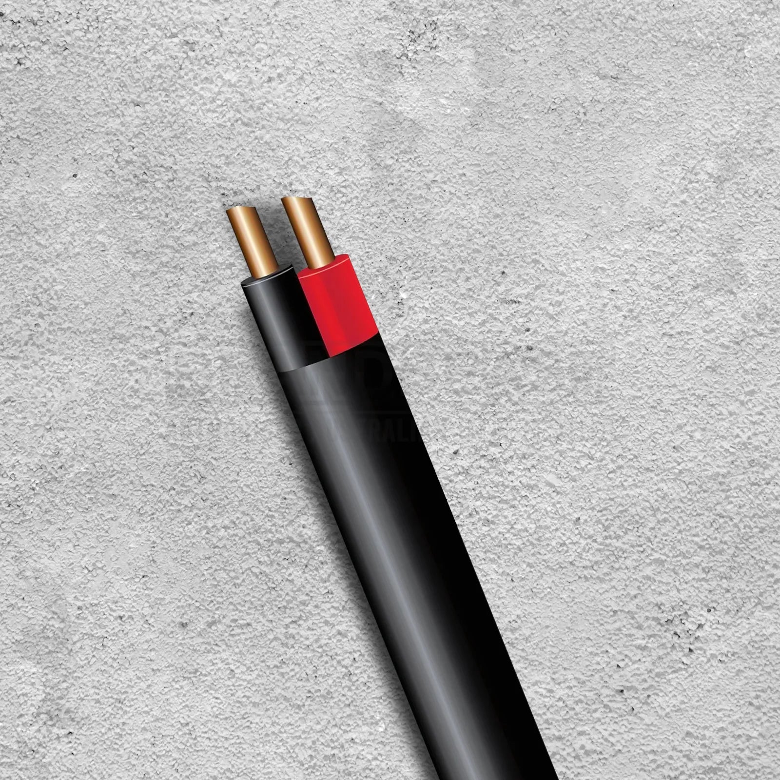 OEX ACX0928/50 6 B&S Twin Core Battery Cable Red/Black With Black Sheath - 50m Roll