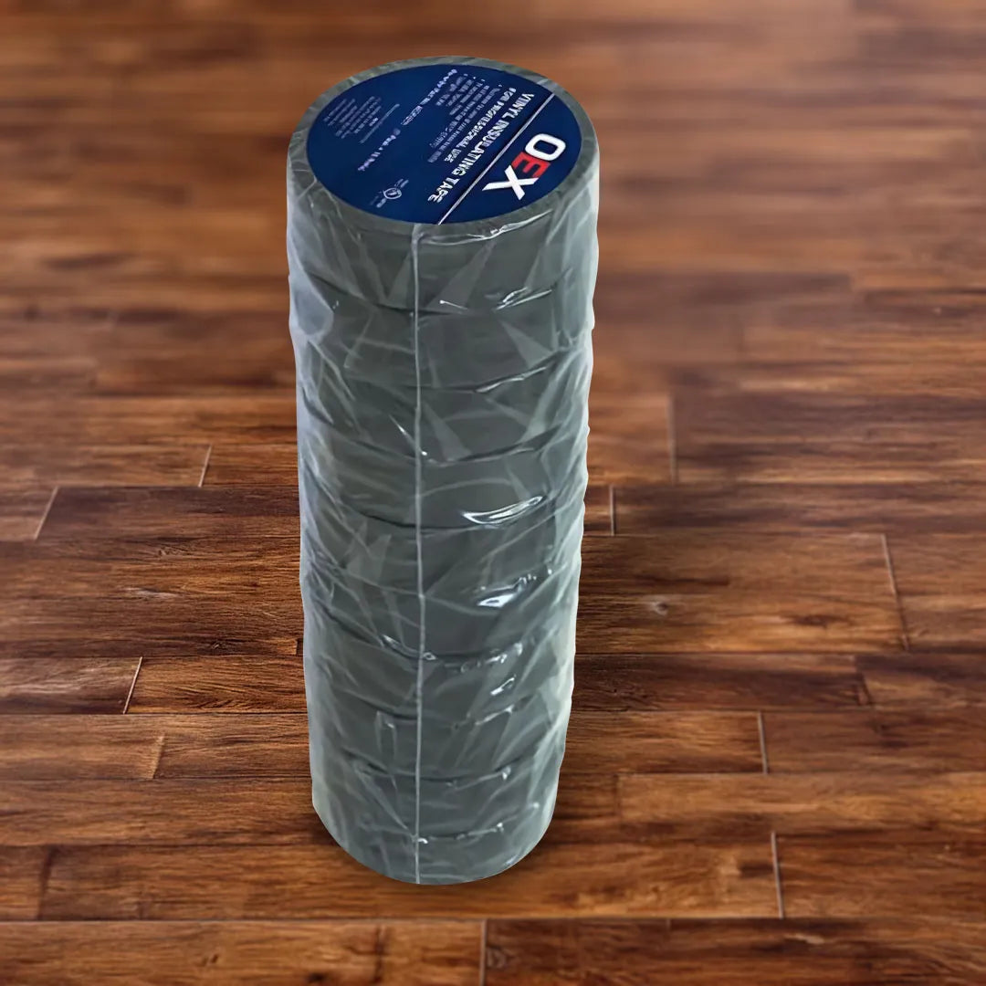 OEX ACX1211 19mm 18.3M Insulation Tape Adhesive PVC 10Pkt