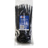 OEX ACX1318 Black Nylon Cable Ties 4.8mm x 200mm with Mounting Hole Pack of 100