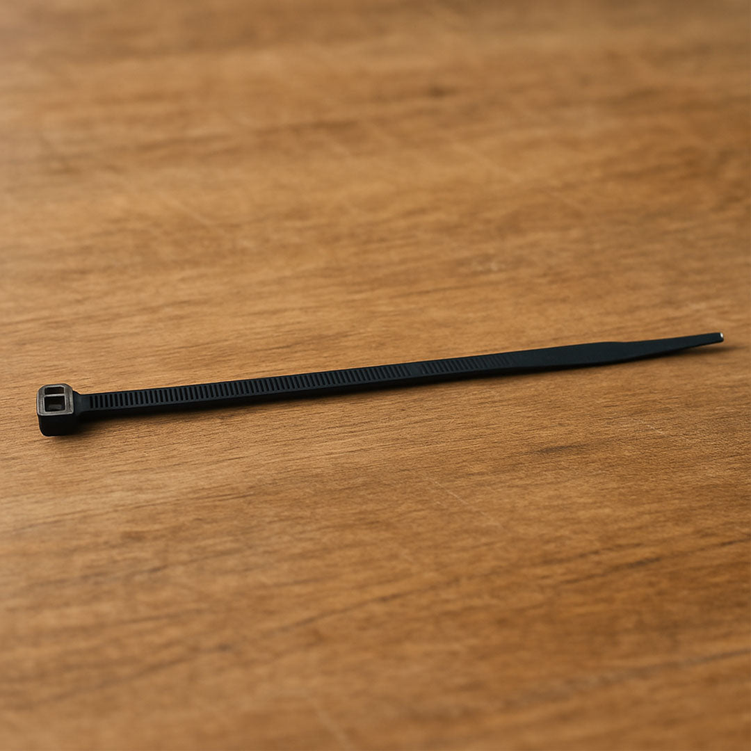 OEX ACX1325 | 1000Pc Black Nylon Cable Tie Kit – Heavy Duty, UV-Resistant, Multi-Size Assortment