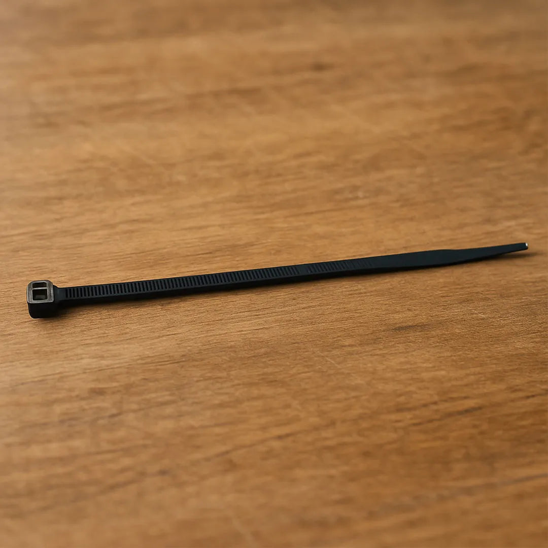 OEX ACX1325 | 1000Pc Black Nylon Cable Tie Kit – Heavy Duty, UV-Resistant, Multi-Size Assortment