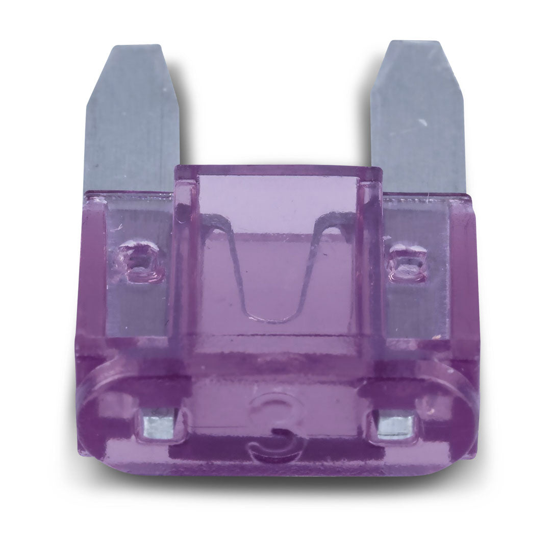 OEX ACX1650 | 3A Fuse | Mini Blade Violet - Pack of 100