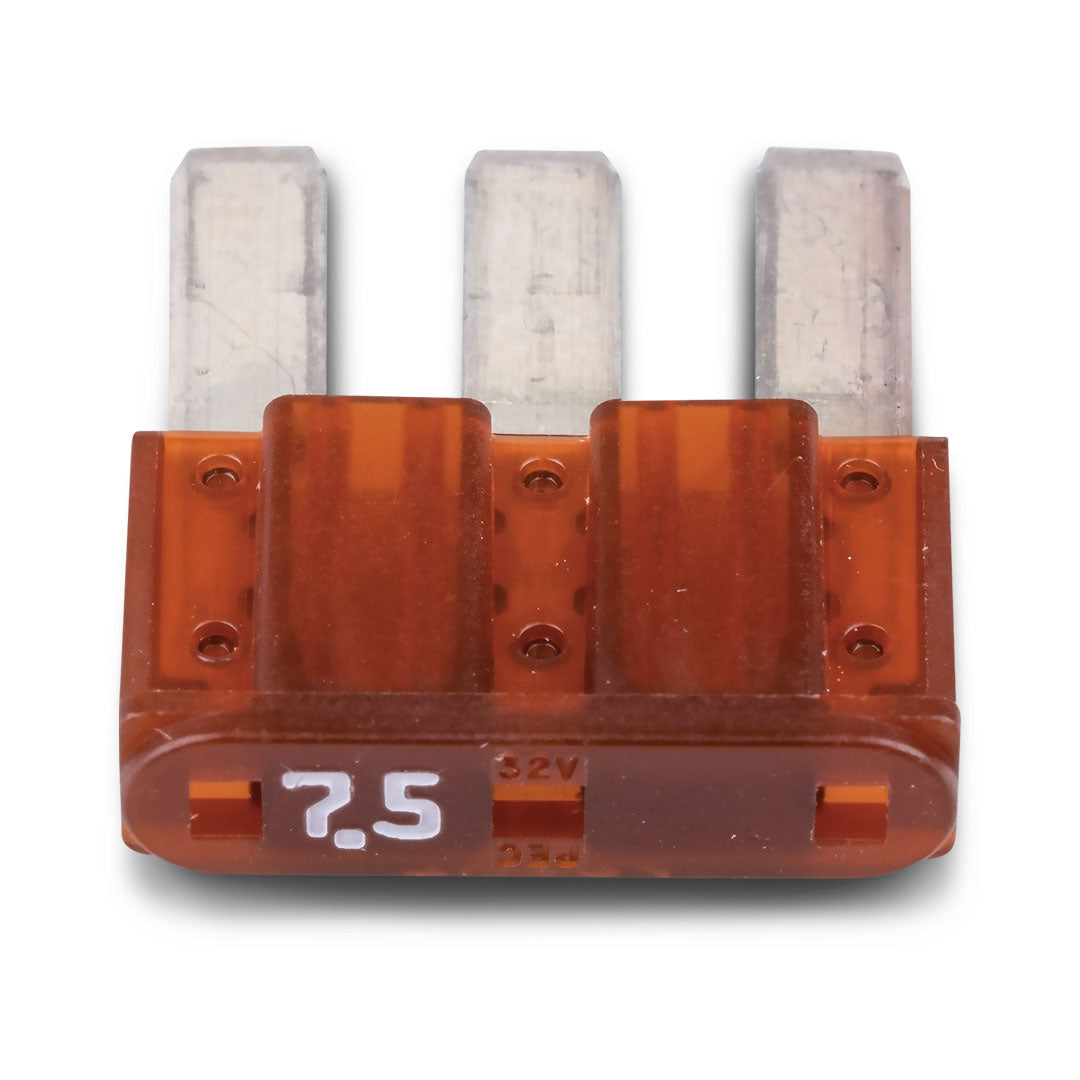 OEX ACX1668 | 7.5A Fuse | Micro 3 Blade Brown - Pack of 10