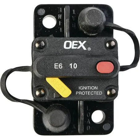 OEX ACX2080BL 10A Mini Manual Reset Circuit Breaker Type 3 Switchable