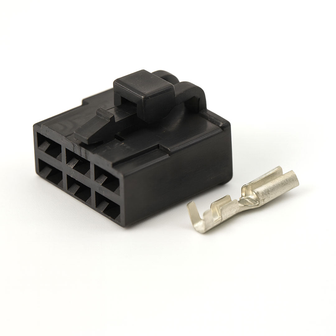 OEX ACX2690BK QC Connector Female Black 6 Pole 20A 10 Pack