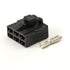 OEX ACX2690BK QC Connector Female Black 6 Pole 20A 10 Pack