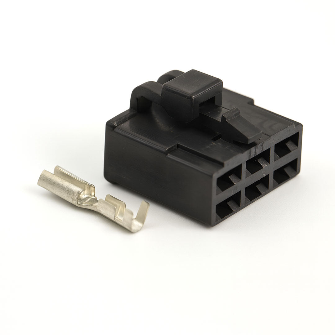 OEX ACX2690BK QC Connector Female Black 6 Pole 20A 10 Pack