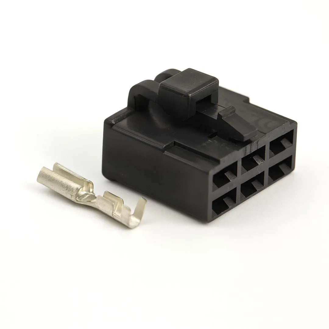 OEX ACX2690BK QC Connector Female Black 6 Pole 20A 10 Pack