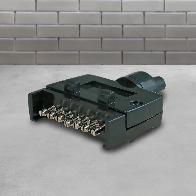 OEX ACX2804 Trailer Plug 7 Pin Flat, Plastic