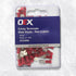 OEX ACX3006 Red Male Blade Crimp Terminals 6.3x0.8mm Vinyl Insulated 100pc Pack