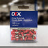 OEX ACX3014 | 2.8 x 0.8mm Terminal Blade | Female Crimp Red Terminal Entry  Vinyl 100 Pce