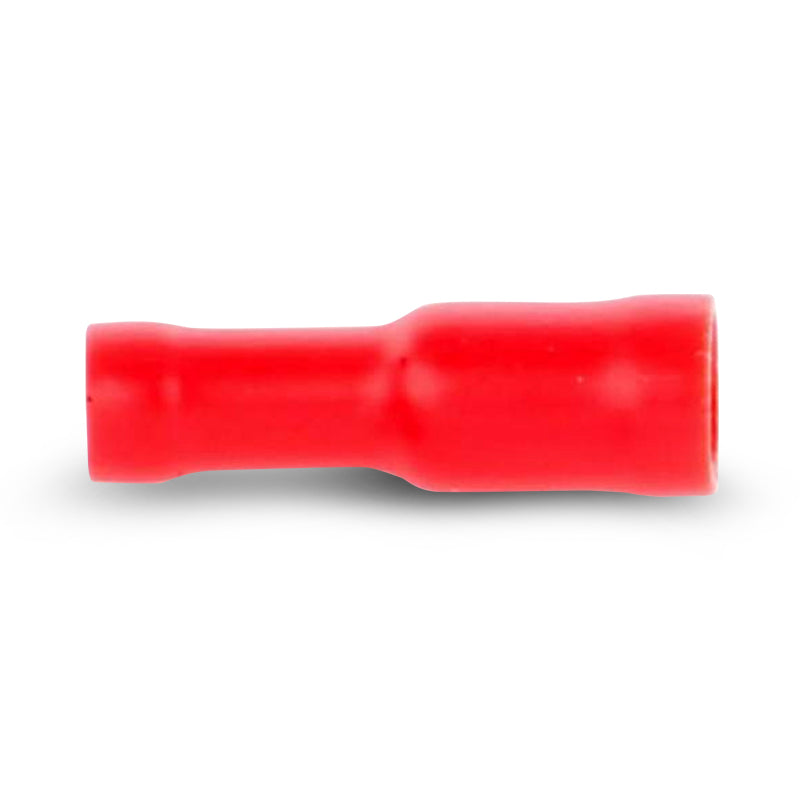 OEX ACX3033 Crimp Terminal Female Bullet Red Terminal Size 4mm Vinyl 100 Pce