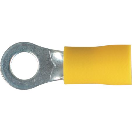 OEX ACX3059 Crimp Terminal Ring Yellow ID 5mm Vinyl 100 Pce