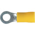 OEX ACX3059 Crimp Terminal Ring Yellow ID 5mm Vinyl 100 Pce