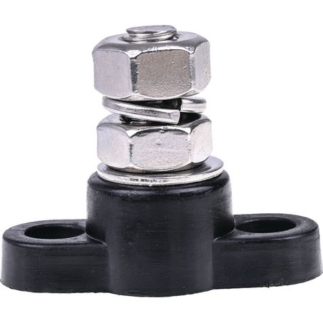 OEX ACX3146-M10BL 250A Single Stud Terminal M10 - Black