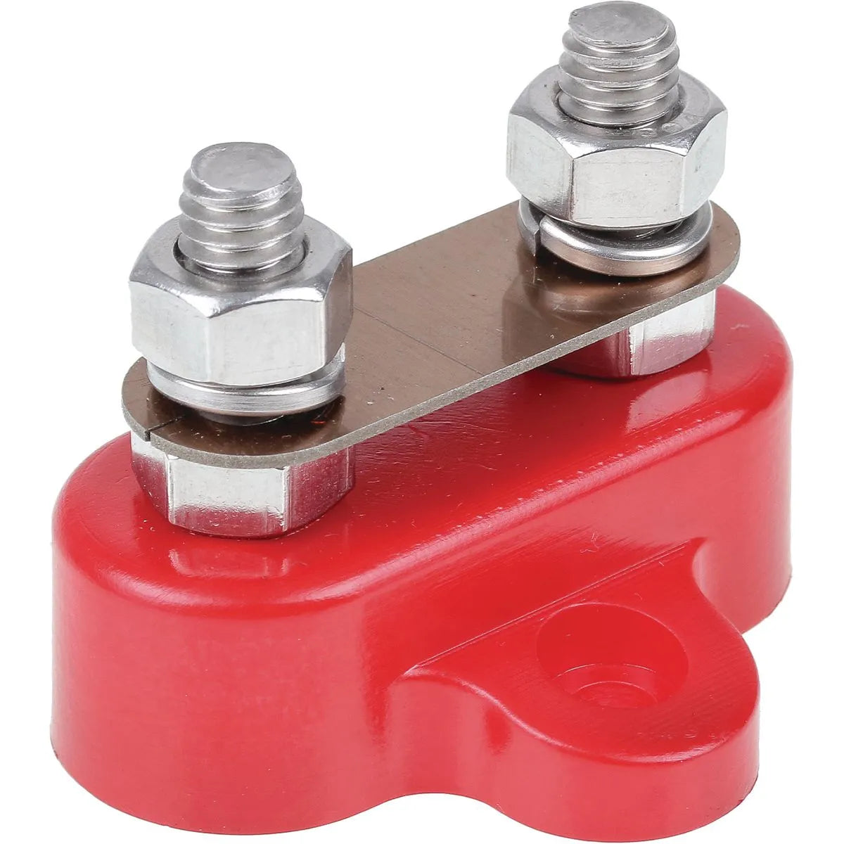 OEX ACX3157 250A Dual Stud Distribution Terminal - Red