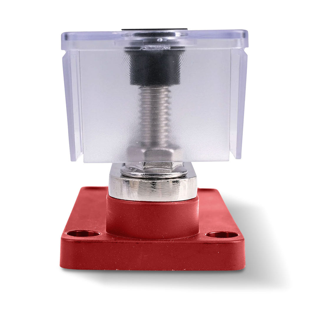 OEX ACX3213 300A Distribution Block 4 Terminals Red