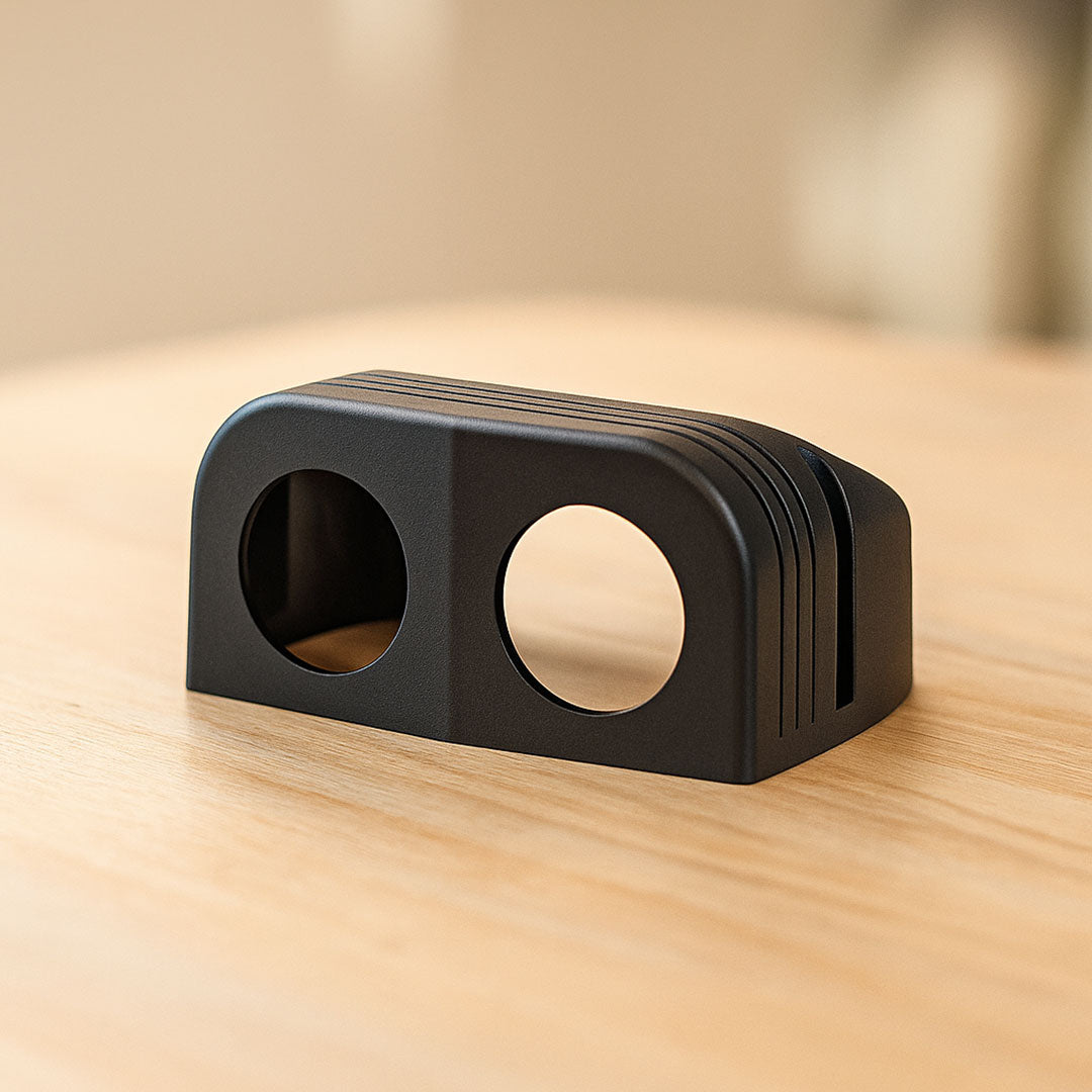 OEX ACX5612 Double Surface Mount Panel | Twin Socket Housing for Switches & Accessories