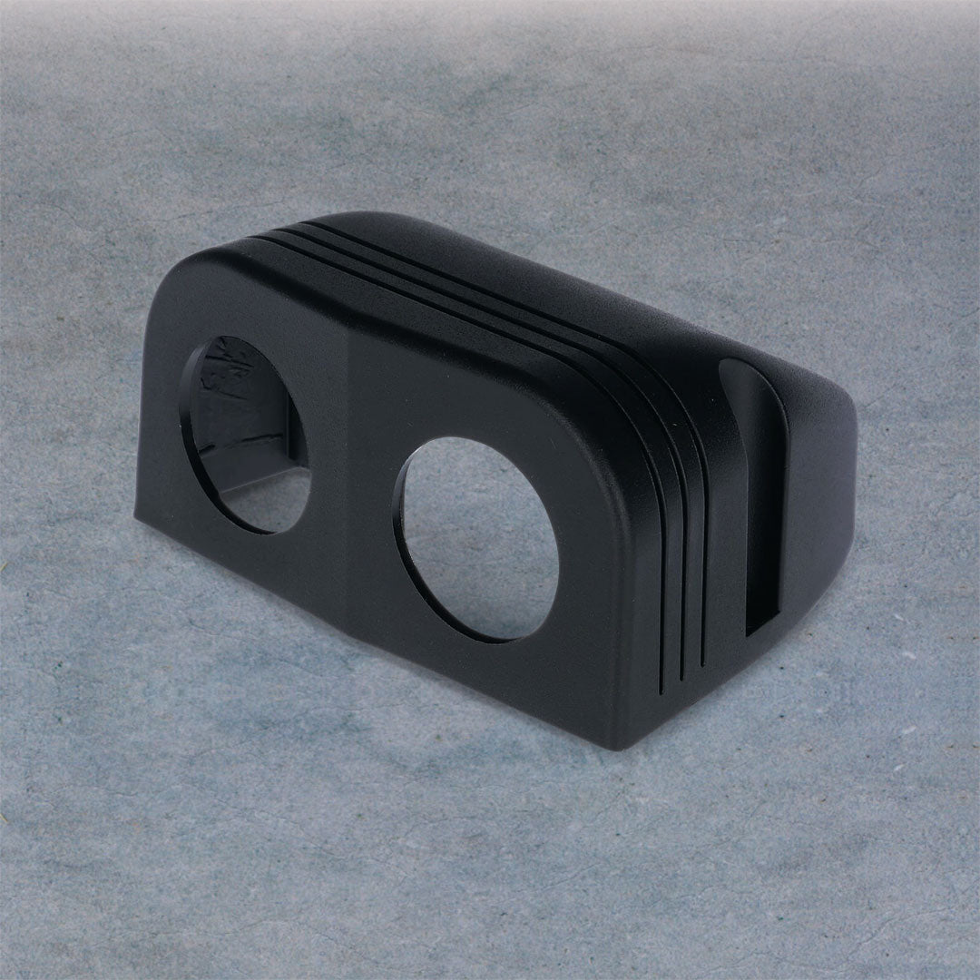 OEX ACX5612 Double Surface Mount Panel | Twin Socket Housing for Switches & Accessories