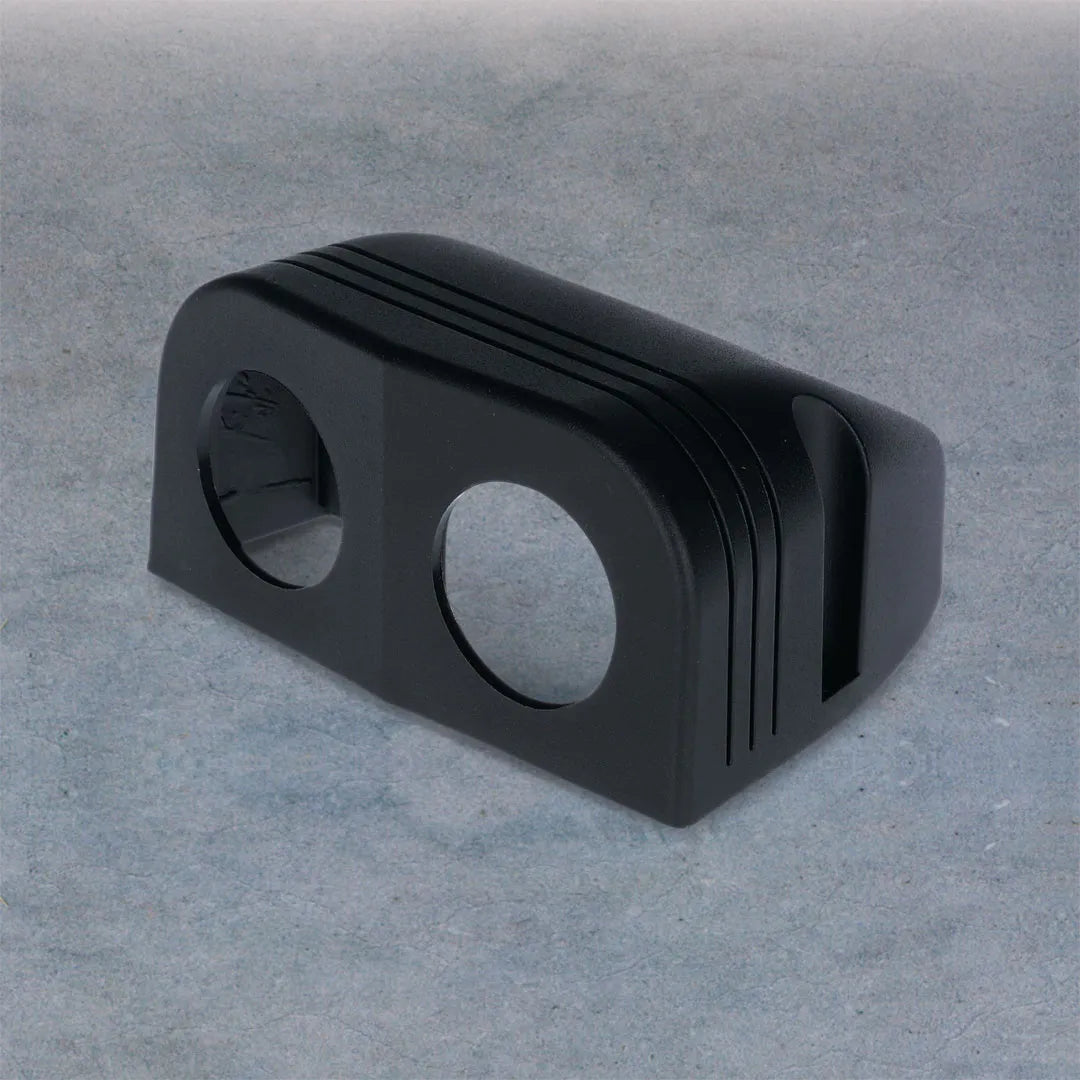 OEX ACX5612 Double Surface Mount Panel | Twin Socket Housing for Switches & Accessories