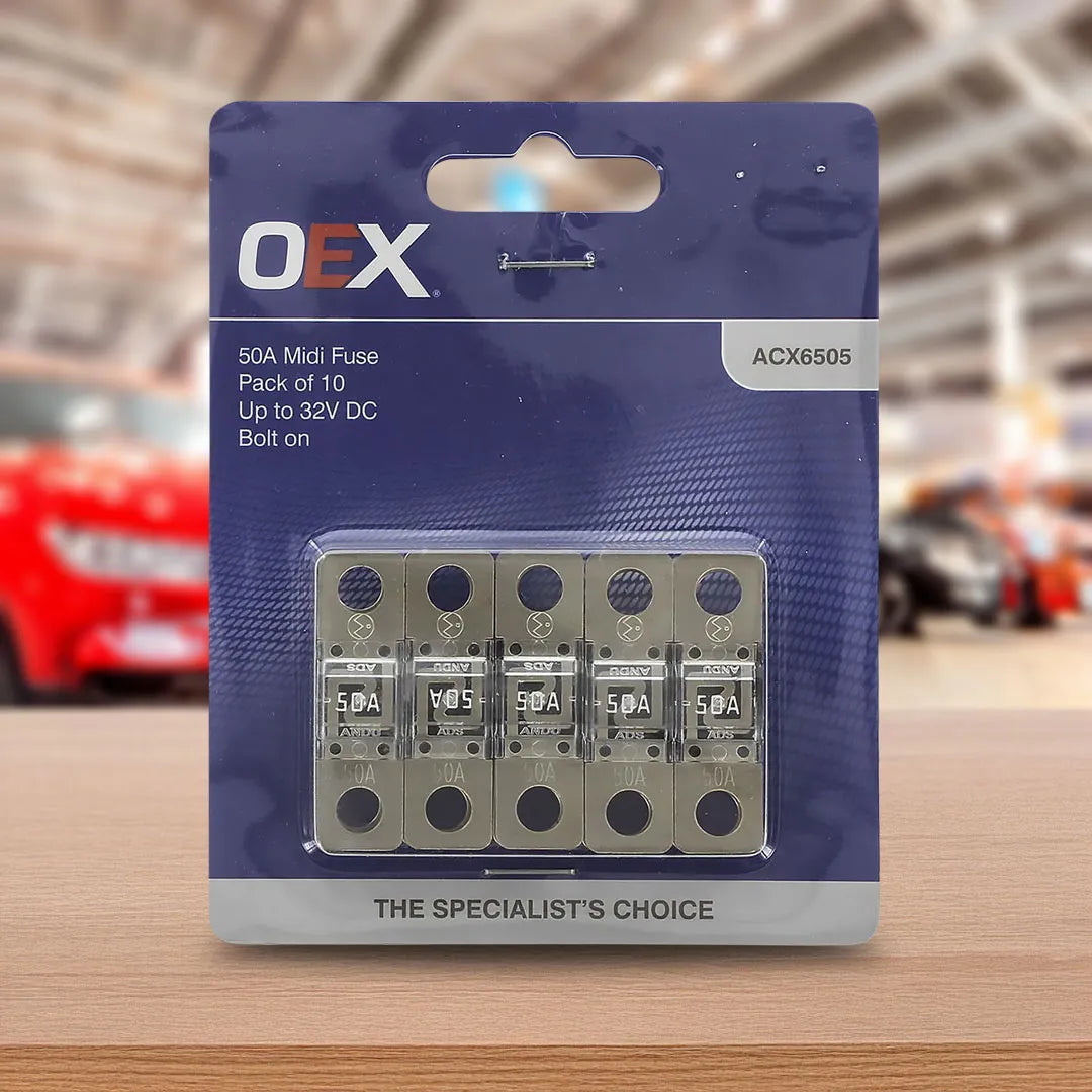 OEX ACX6505 Midi Fuse 50A Bolt On - Pack of 10