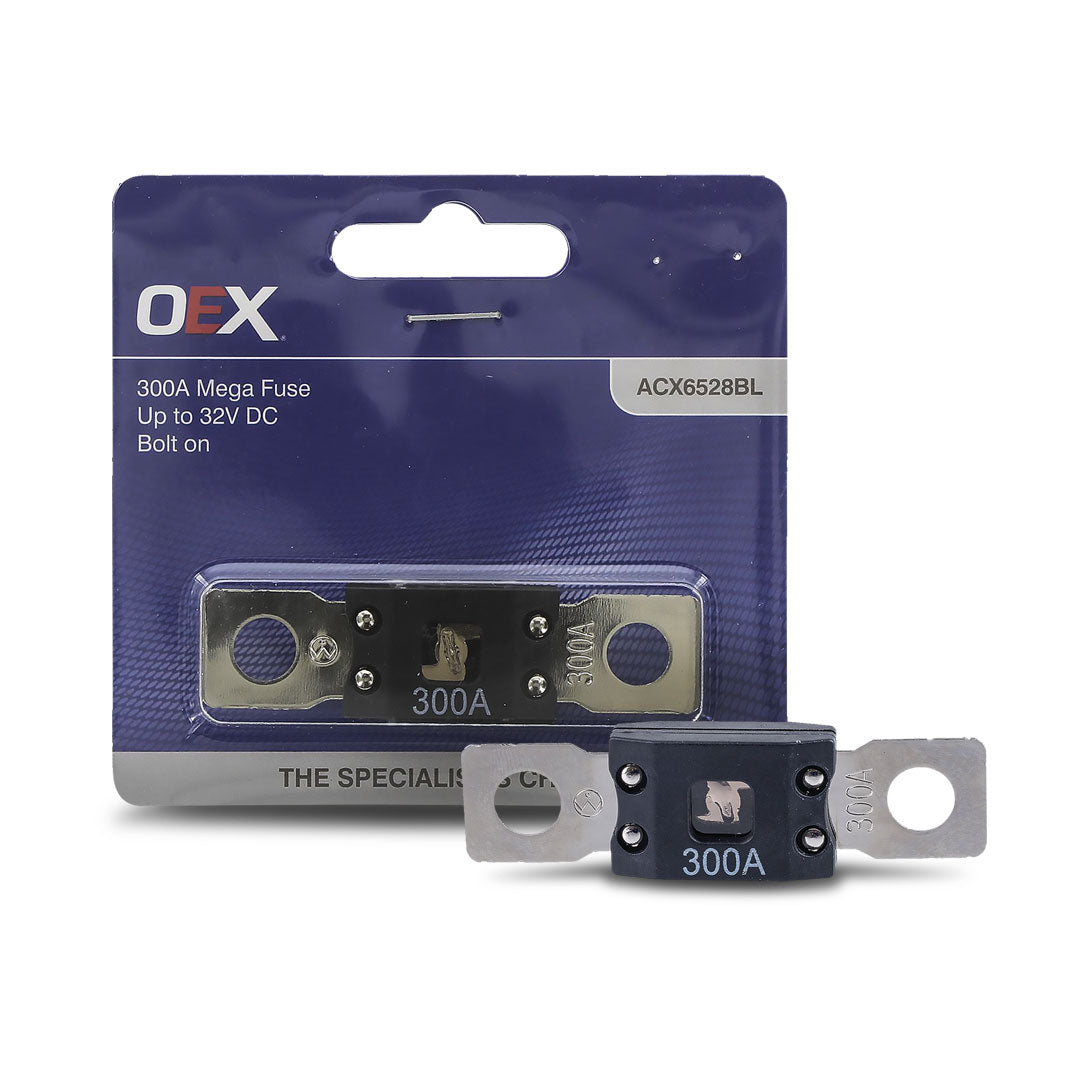 OEX ACX6528BL Mega Fuse 300A Bolt On - Single Pack
