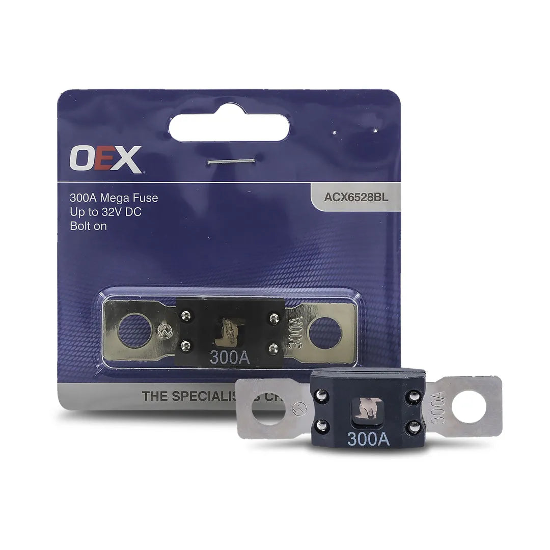 OEX ACX6528BL Mega Fuse 300A Bolt On - Single Pack