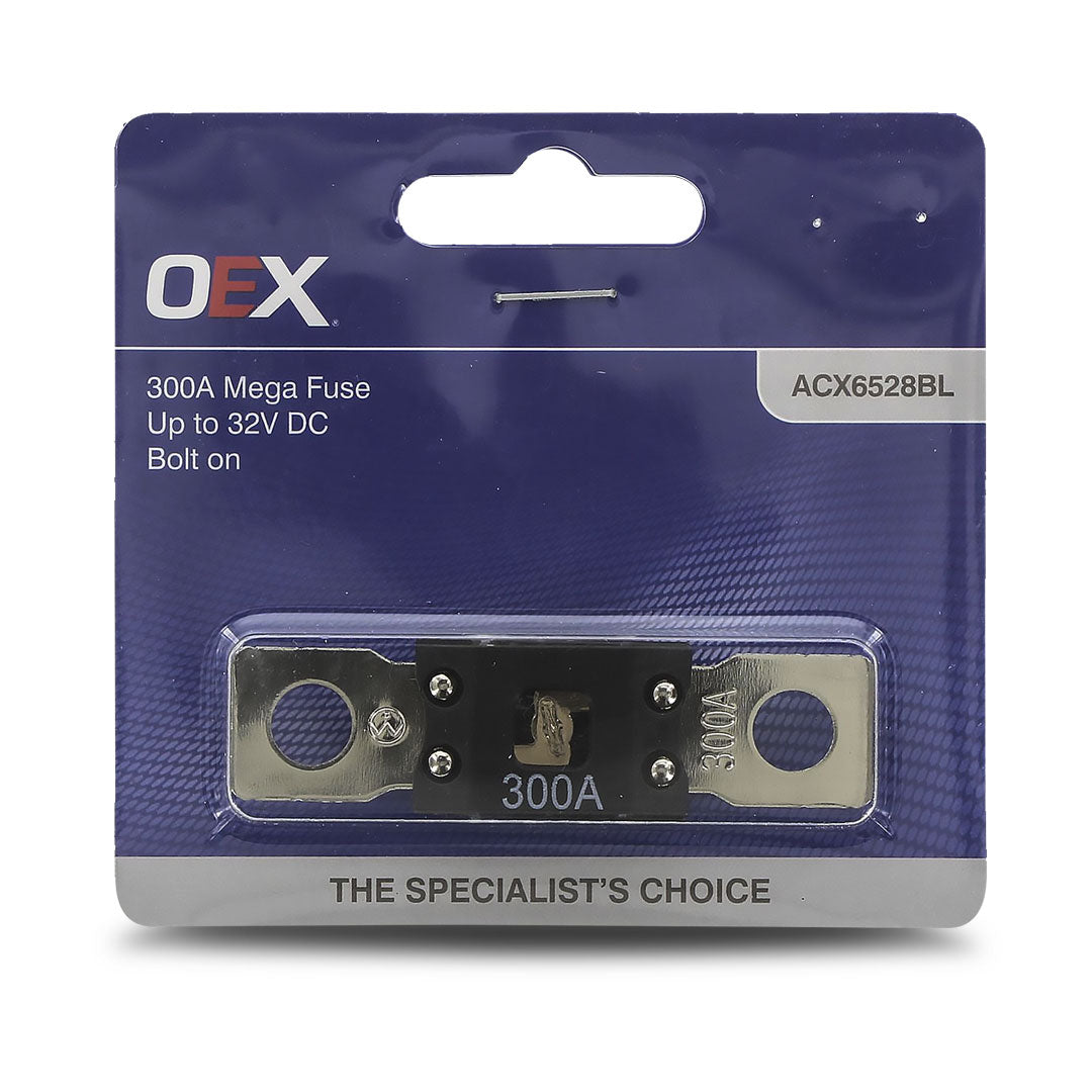 OEX ACX6528BL Mega Fuse 300A Bolt On - Single Pack