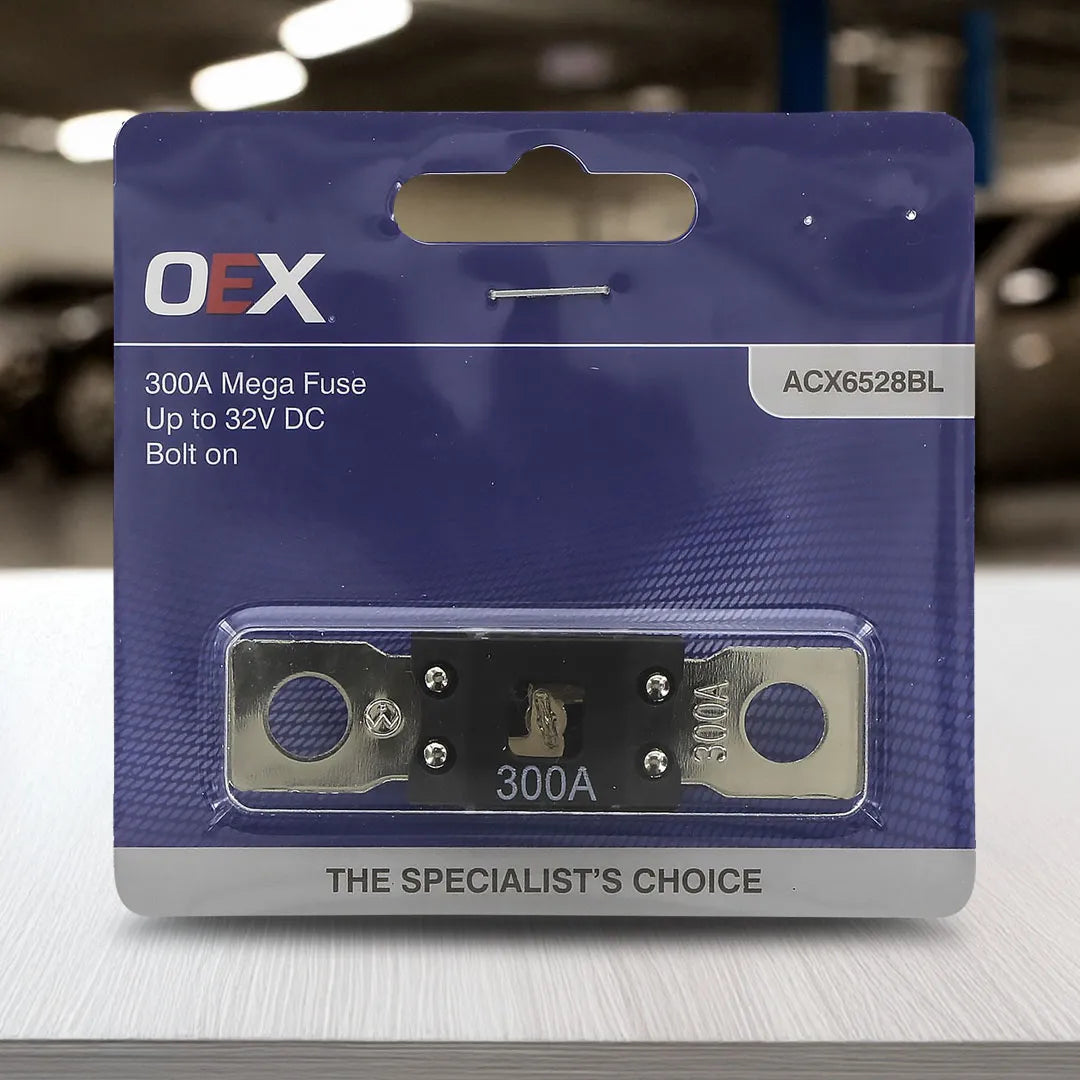 OEX ACX6528BL Mega Fuse 300A Bolt On - Single Pack