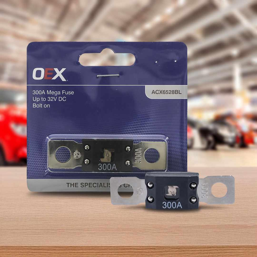 OEX ACX6528BL Mega Fuse 300A Bolt On - Single Pack