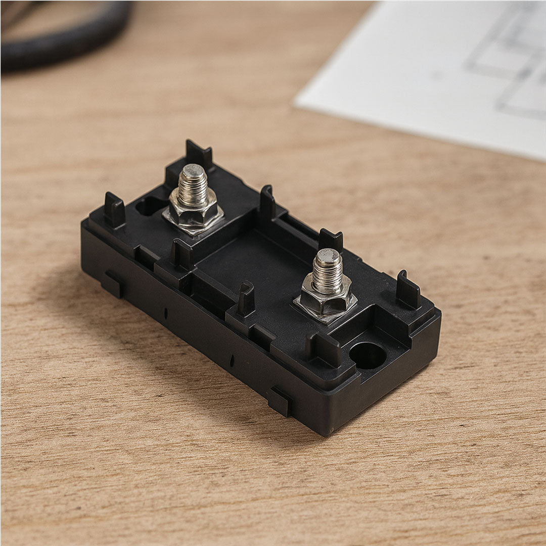 OEX ACX6531 Panel Mount Fuse Holder Mega 1 Way 500A Side Connection Entry
