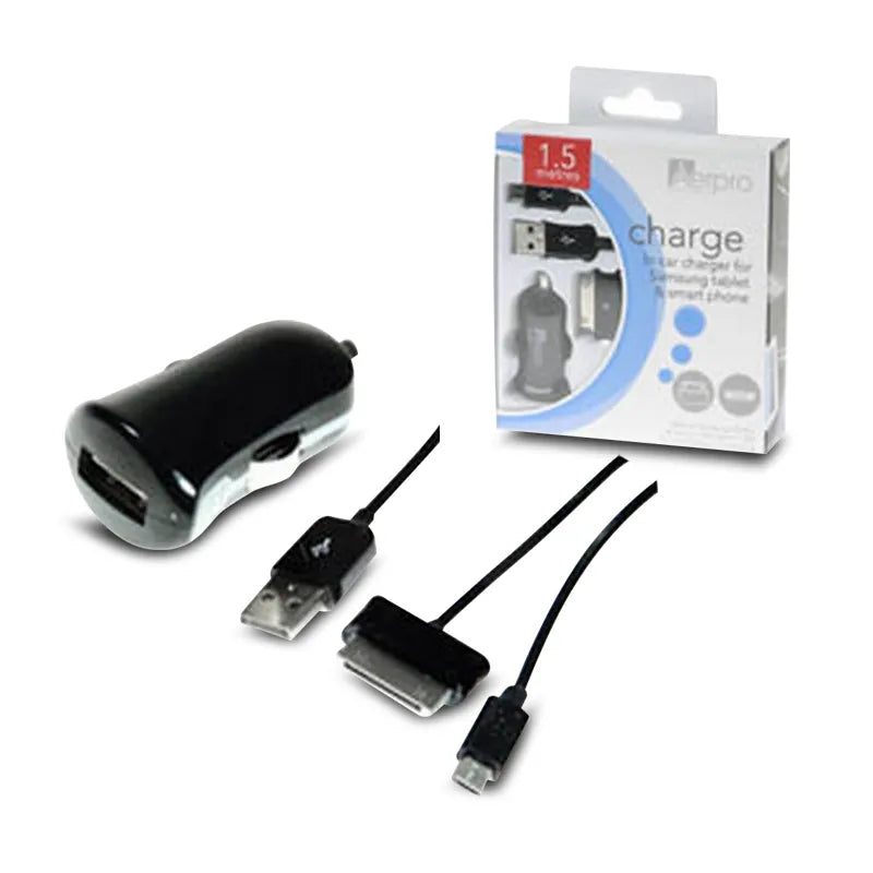 Aerpro ADM76 12V USB Charger with Samsung Tablet Connector