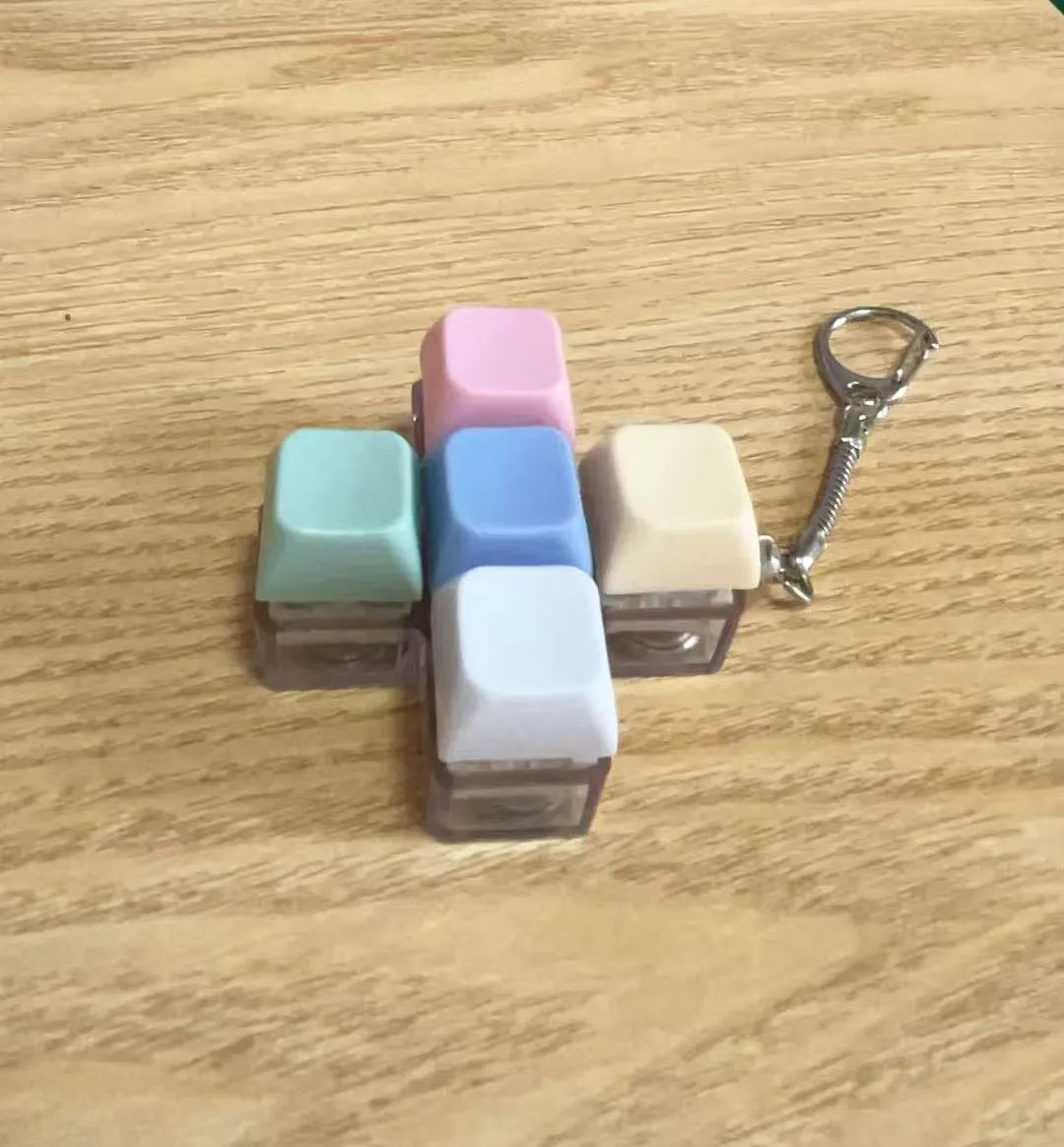 ADHIX ADXAURA - LED Light Mechanical Keycap Keychain Fidget Clicker
