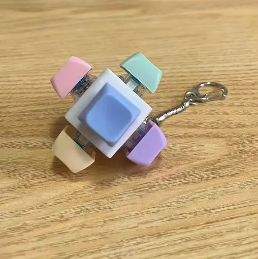 ADHIX ADXAURA - LED Light Mechanical Keycap Keychain Fidget Clicker