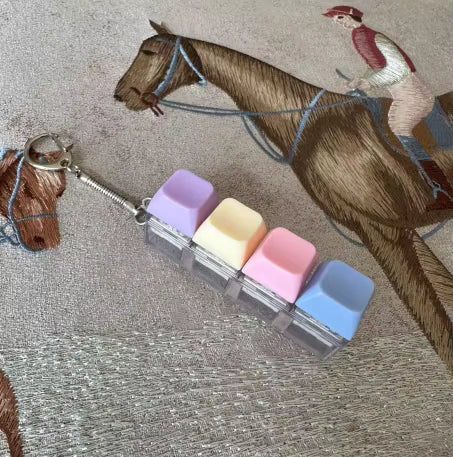 ADHIX ADXAURA - LED Light Mechanical Keycap Keychain Fidget Clicker