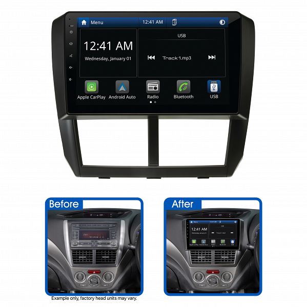 Aerpro AMSU7 9" Multimedia Receiver Suit Subaru Forester/Impreza/WRX (Hema Maps Ready)