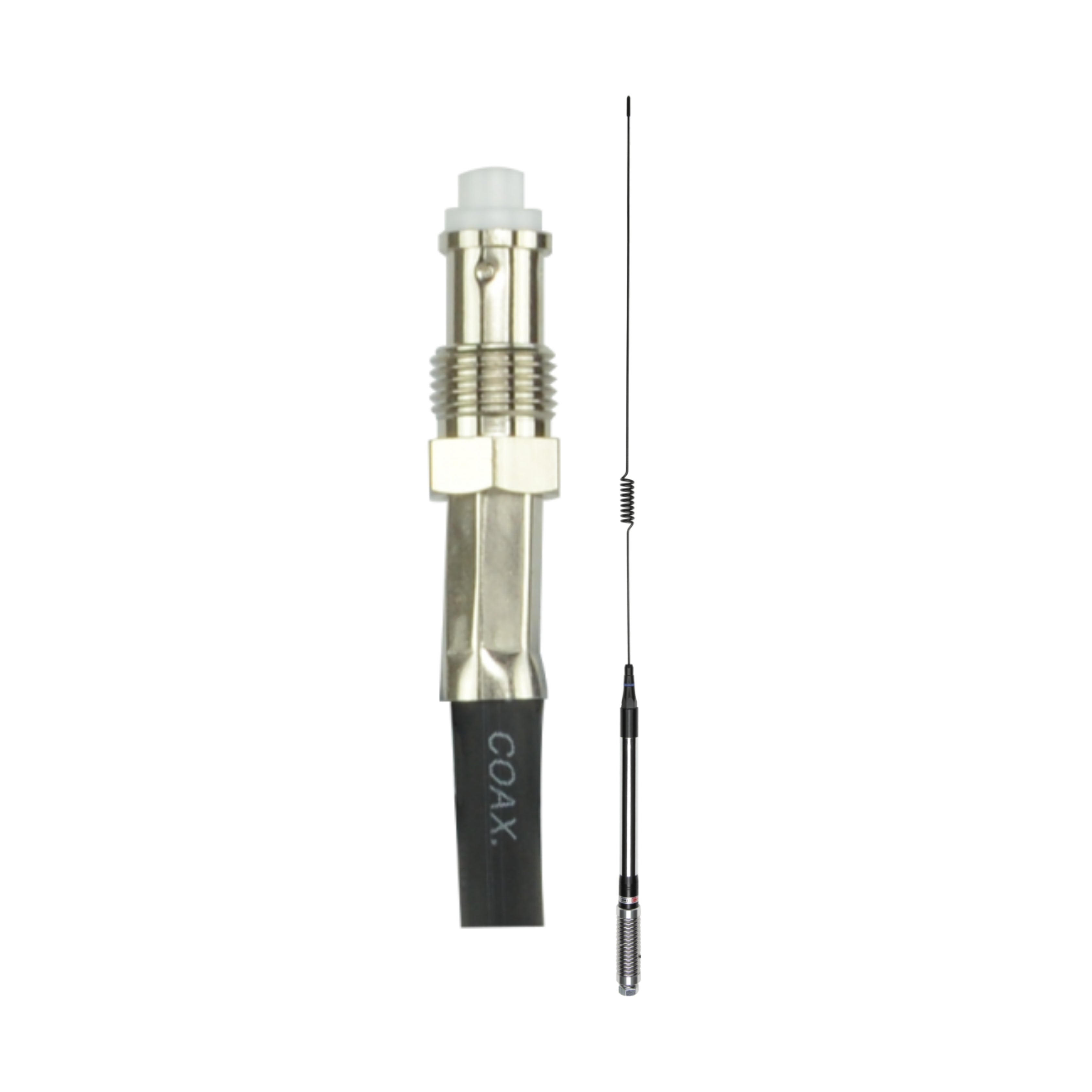 GME AE4017K2 UHF Elevated Feed Ant/Spring, BLK 6.6dBi