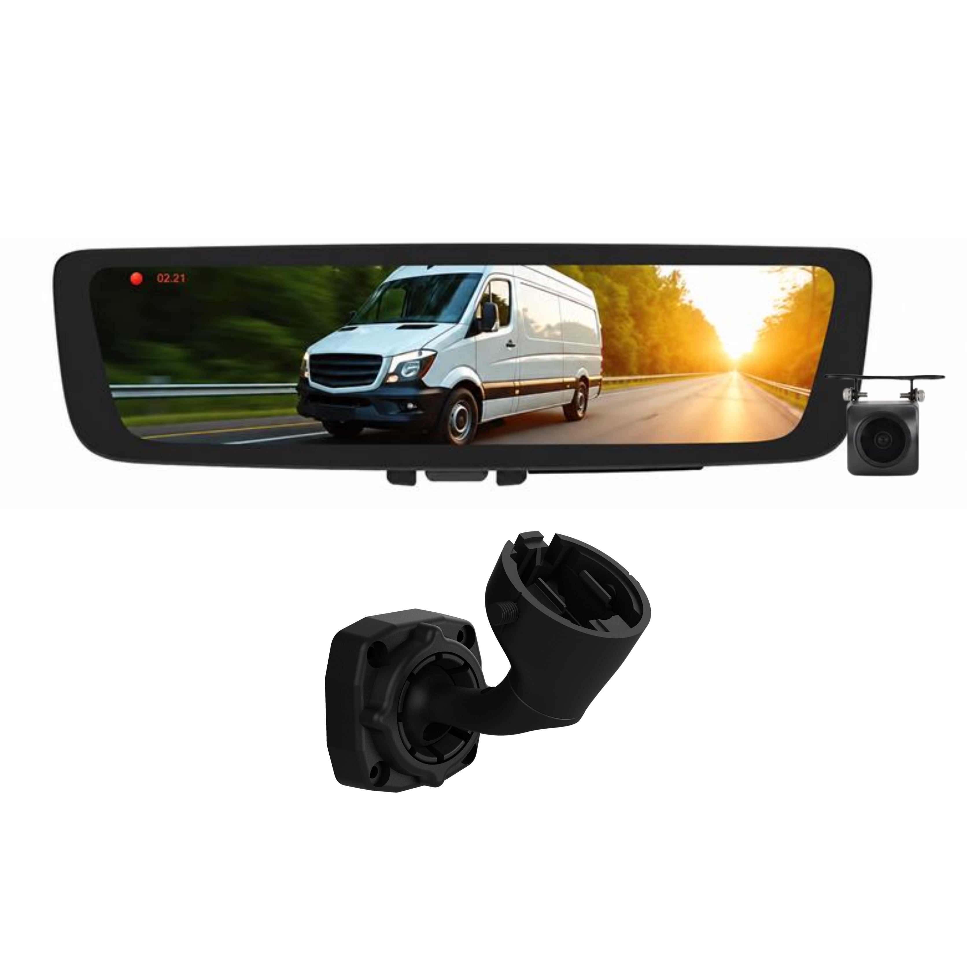 Aerpro AEM1RB3 9.66" Digital E-Mirror DVR Camera for Volkswagen