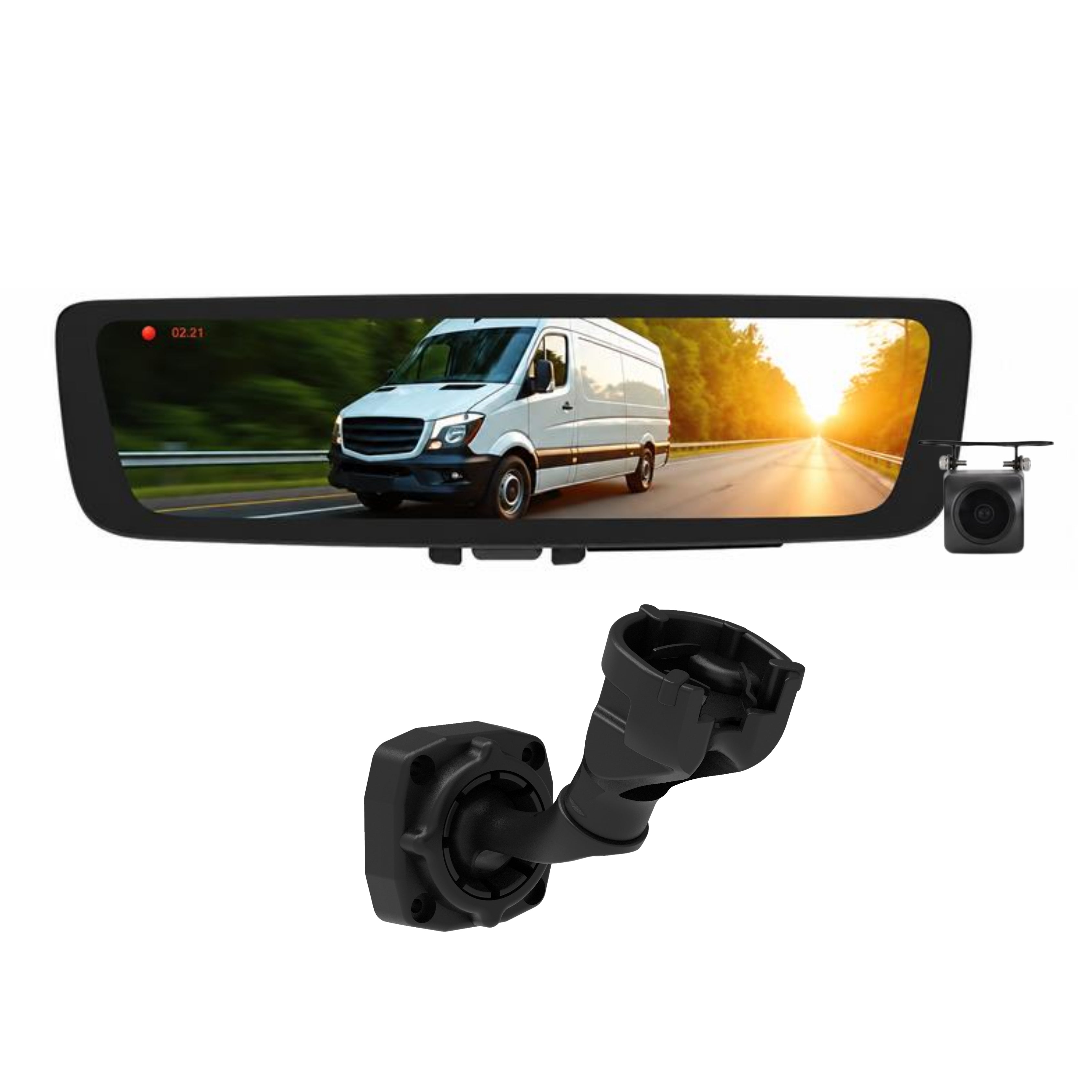 Aerpro AEM1RB49 9.66" Digital E-Mirror DVR Camera VW Crafter