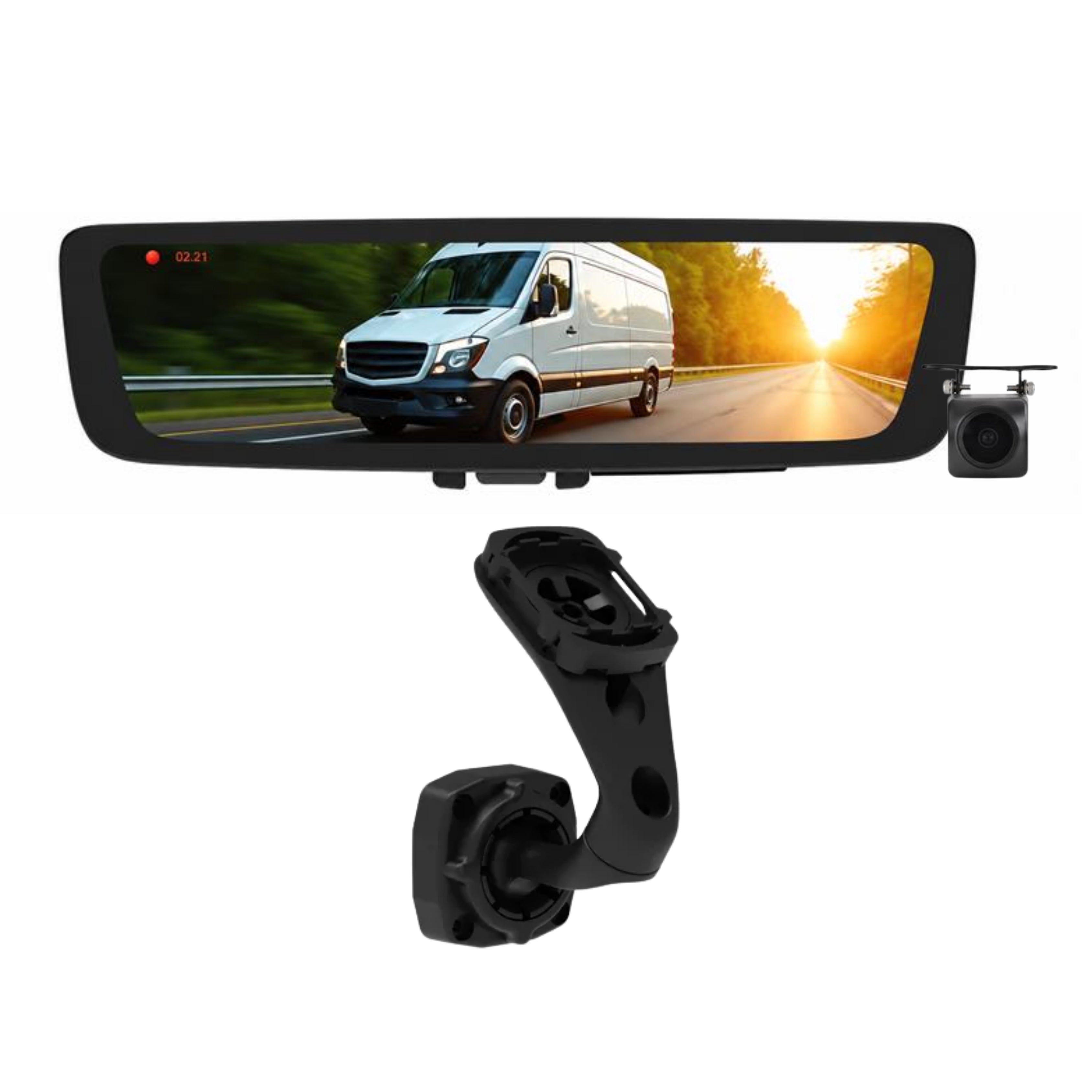 Aerpro AEM1RB7 9.66" Digital E-Mirror DVR Camera Hyundai iLoad