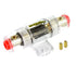 DNA AFC102UP Ni Plated Clear Inline AFC Fuse Holder With 80 Amp Fuse
