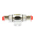 DNA AFC102UP Ni Plated Clear Inline AFC Fuse Holder With 80 Amp Fuse