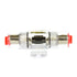 DNA AFC102UP Ni Plated Clear Inline AFC Fuse Holder With 80 Amp Fuse