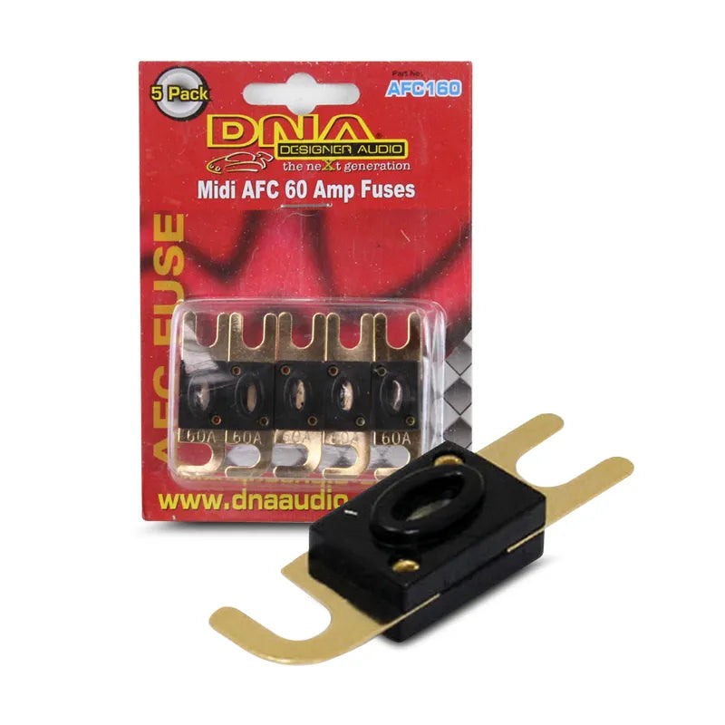 DNA AFC160 60 AMP Midi AFC Fuse - 1 Pack Of 5
