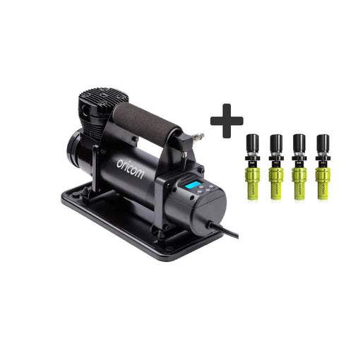 Oricom AIR20KIT Portable Compressor with Backlit Display + Tyre Deflator Combo