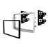 DNA ALF-K11188 Double DIN Fascia Panel to Suit Alfa Romeo 147