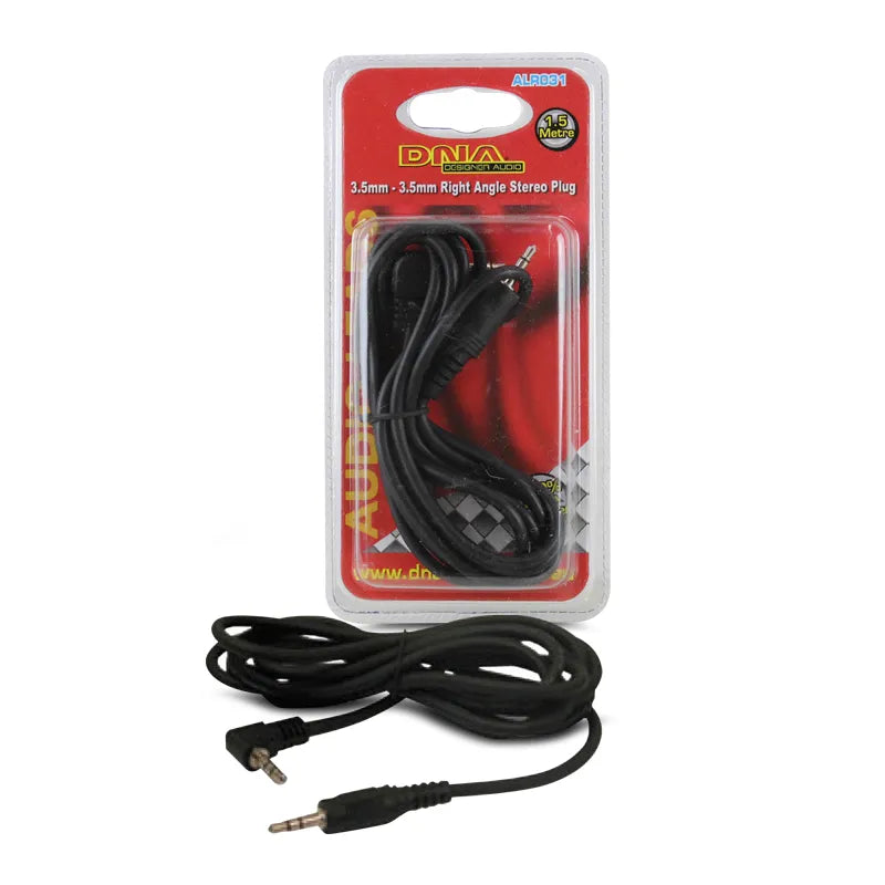 DNA ALR031 1.5m 3.5mm To 3.5mm Stereo Plug Audio Lead