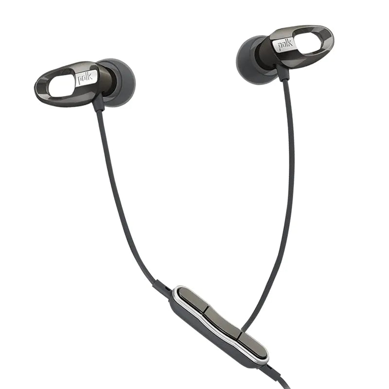 Polk Audio AM5110-A Nue Voe Headphones - Black/Silver